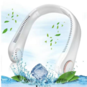 Color Random  Portable Neck Fan,Hands-Free Bladeless Neck Air Fan With 3 Speeds Adjustment 78 Air Outlet 360 Free Rotation, USB Rechargeable Neck Fan