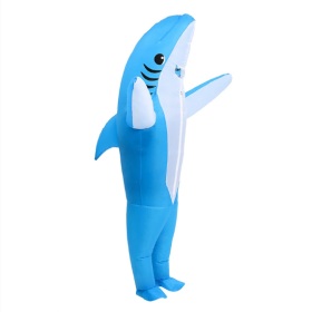 Shark Costume For Kids, Super Cute Inflatable Costume, Funny Halloween Costumes For Party, Event, Gift-Only Supports Self-pickup.
