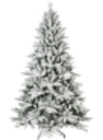 White Christmas Treemixed Flocked Tree (Option: 6ft PE PVC)