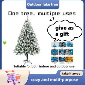 One Type Of 2.1m Artificial Christmas Decorative Tree With Multiple Accessory Packs. Optional Colors. Pink, Red, Gold, Blue. On Off-season Promotion (Color: Gold)