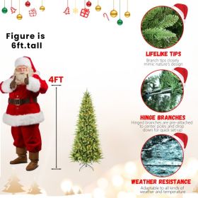 PVC Christmas Tree, Christmas Decorations (Option: 4ft)