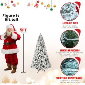 PE, PVC, Christmas Tree, Christmas Decorations (Option: 5ft)
