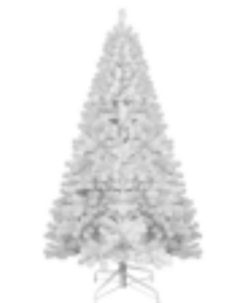 White Christmas Tree (Option: 9ft PVC white tree)